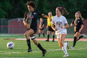 University girls grind out 2-0 win over Preston